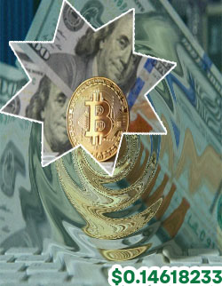 1 bitcoin equals how many dollars